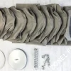 fiber glass filter bags_reverse blown type