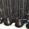 gaiola de suporte de saco de filtro com revestimento de silicone orgânico
