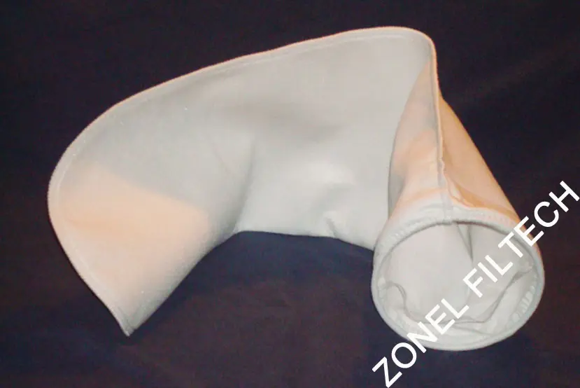 micron rated filter bag sewing steel ring