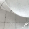 polyester anti-static needle felt square pattern