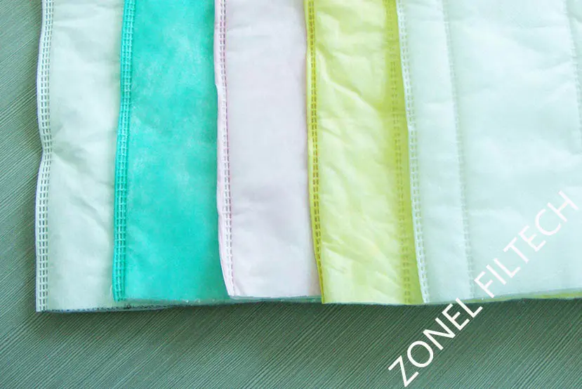 synthetic pocket bag filter material
