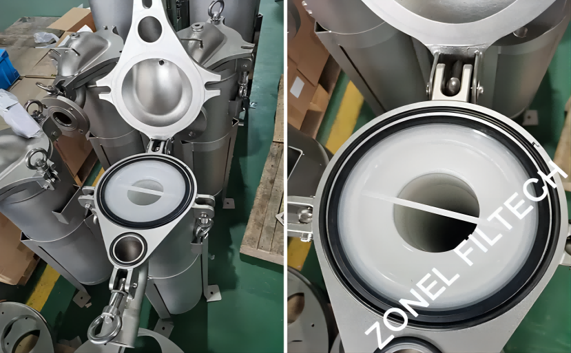 Large Flow Cartridge Filter Housing