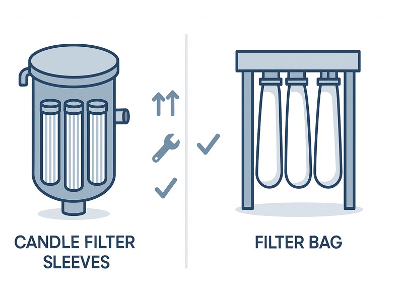 Candle Filter Sleeves vs. Filter Bags