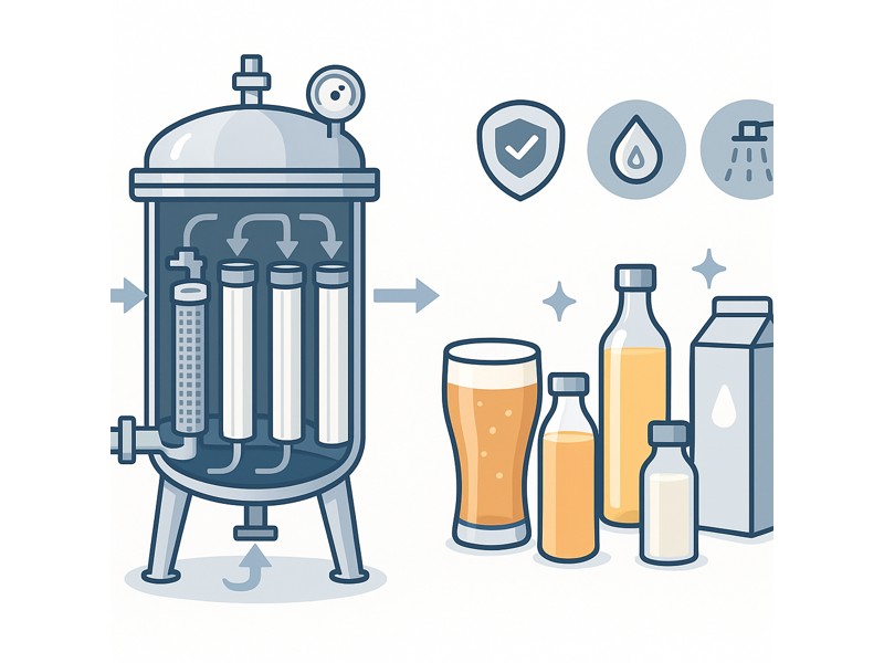 Enhancing Product Purity in the Food & Beverage Industry with Candle Filter Sleeves