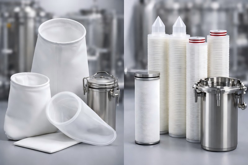 Difference Between Filter Bags and Cartridge Filters