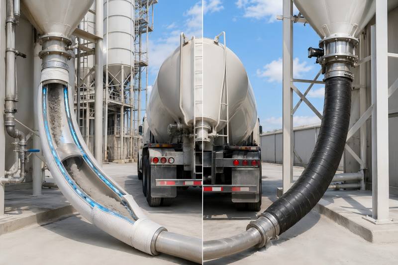 Air Slide Hose vs Traditional Cement Unloading Hose