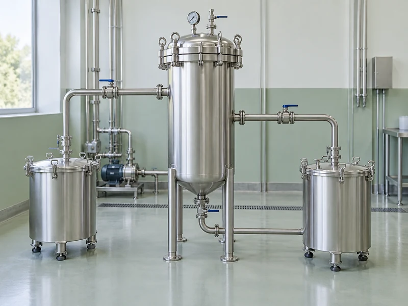 A conceptual closed candle filtration vessel with separate collection vessels A conceptual closed candle filtration vessel with separate collection vessels