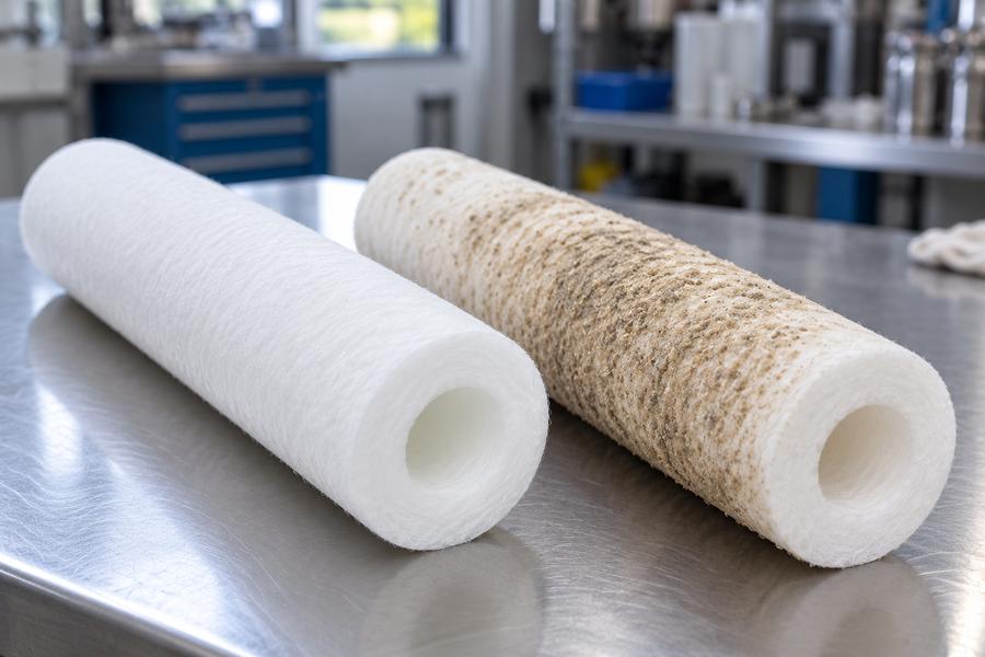Clean And Loaded Liquid Filter Cartridges