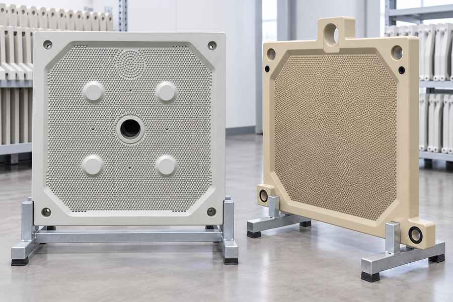 Filter Press Plate Configuration Evaluation