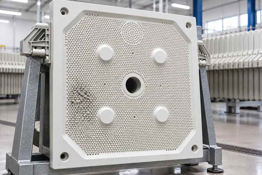 Filter Press Plate Drainage Inspection