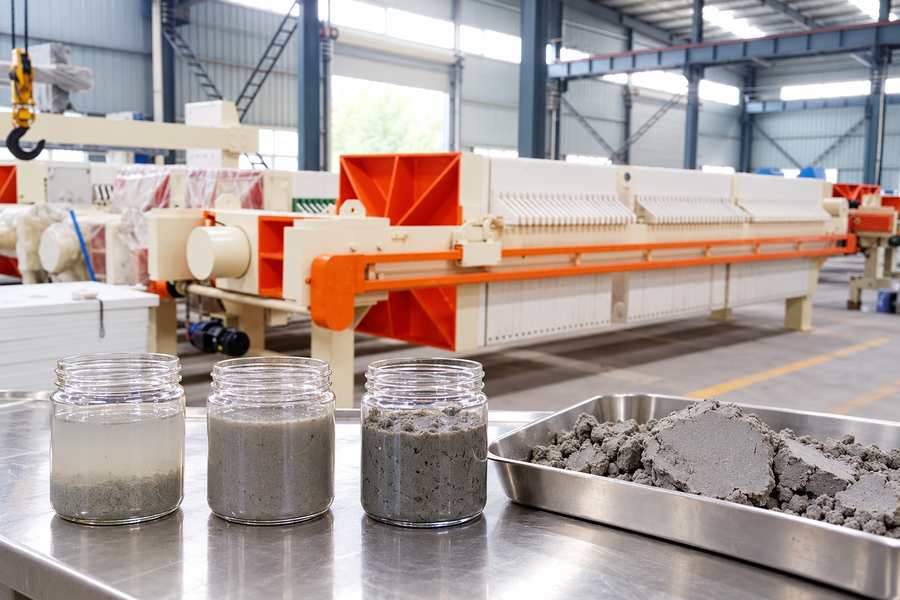 Filter Press Sludge Trial Samples