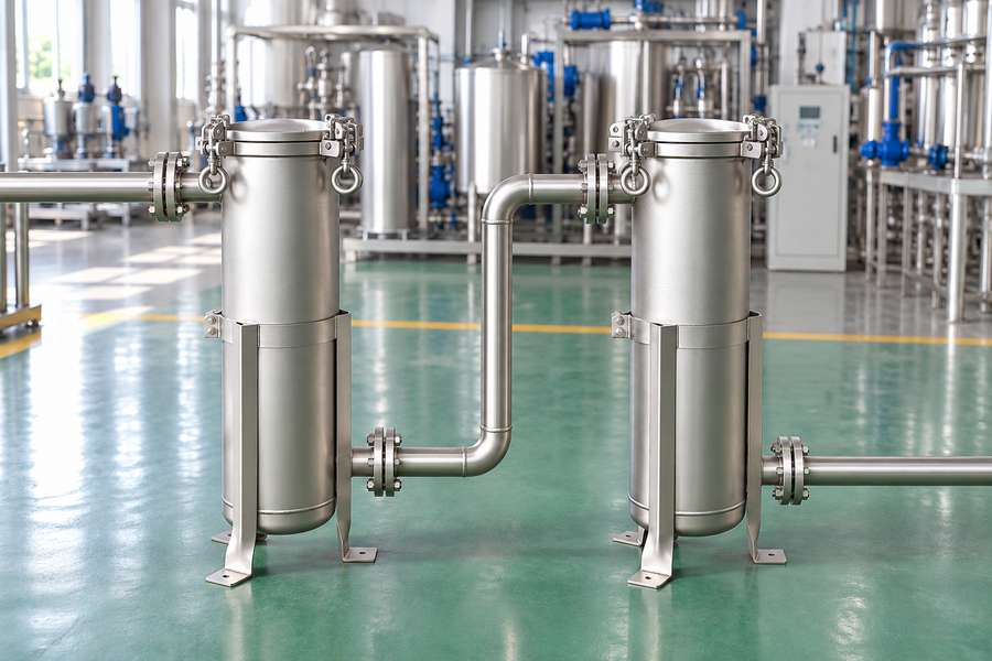 Series Liquid Bag Filter Housings